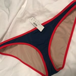 J CREW TIPPED LOWRIDER HIPSTER BIKINI BOTTOM SZ.L